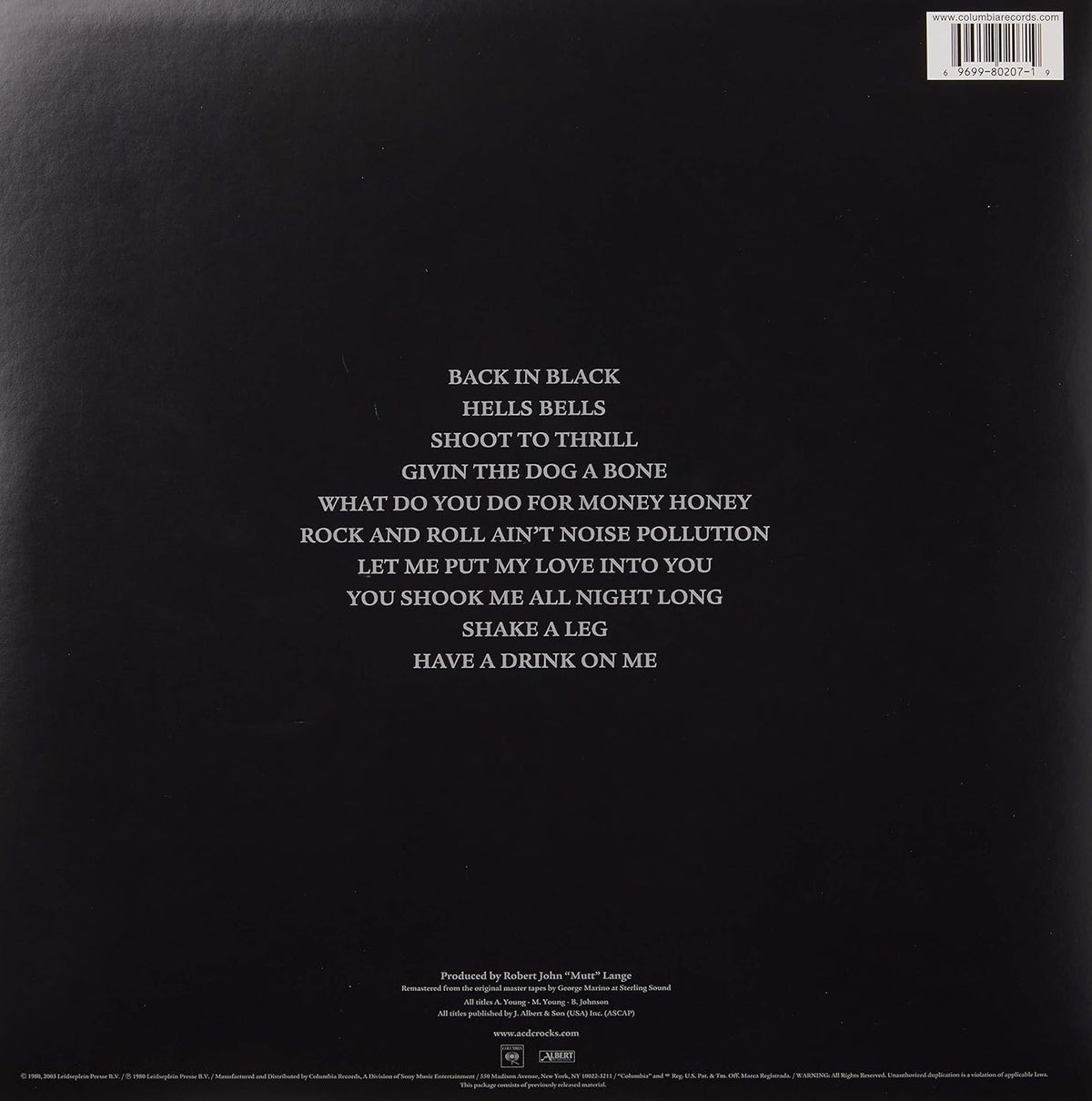Back in Black