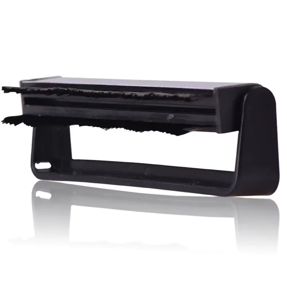 Vinyl Record Cleaning Brush Portable Anti-Static Carbon Fiber Record Brush + Stylus Brush LP Vinyl Phonograph Player Accessories