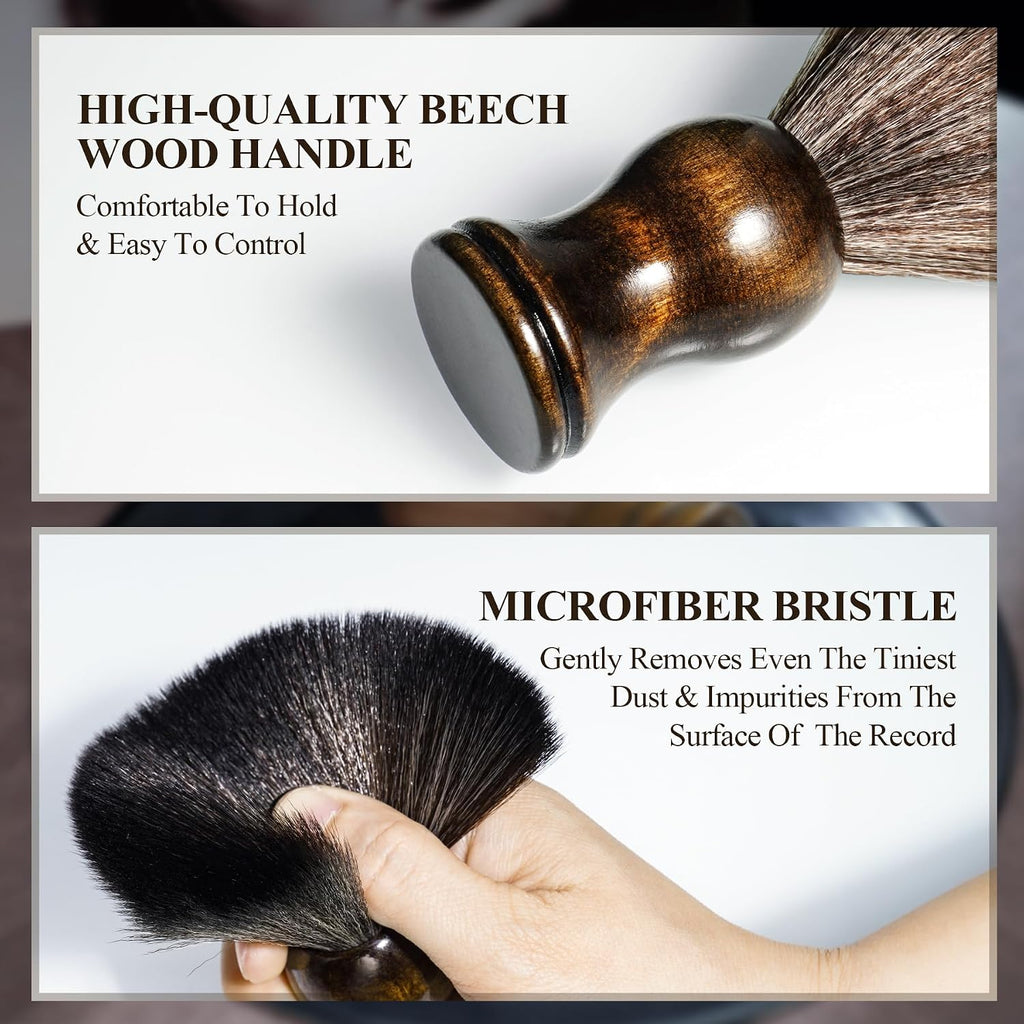 Vinyl Record Cleaning Brush, Anti-Static Soft LP Record Cleaner