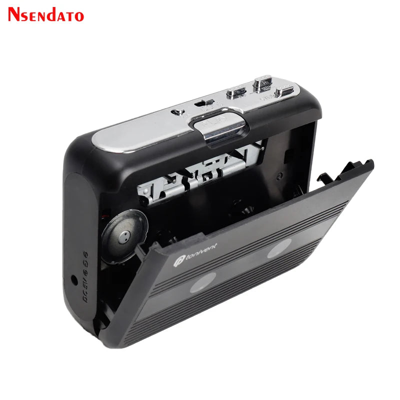 Bluetooth Cassette Recorder & Player Portable Standalone Cassette Players FM Radio with Auto-Reverse Function Bluetooth Player