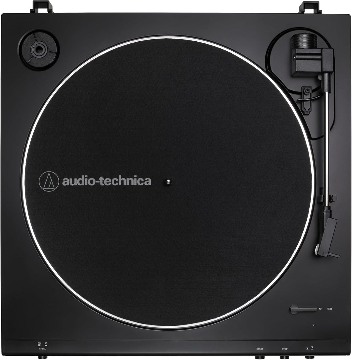 Audio-Technica AT-LP60X-BK Fully Automatic Belt-Drive Stereo Turntable, Black, Hi-Fidelity, Plays 33-1/3 and 45 RPM Vinyl Records, Dust Cover, Anti-Resonance, Die-Cast Aluminum Platter