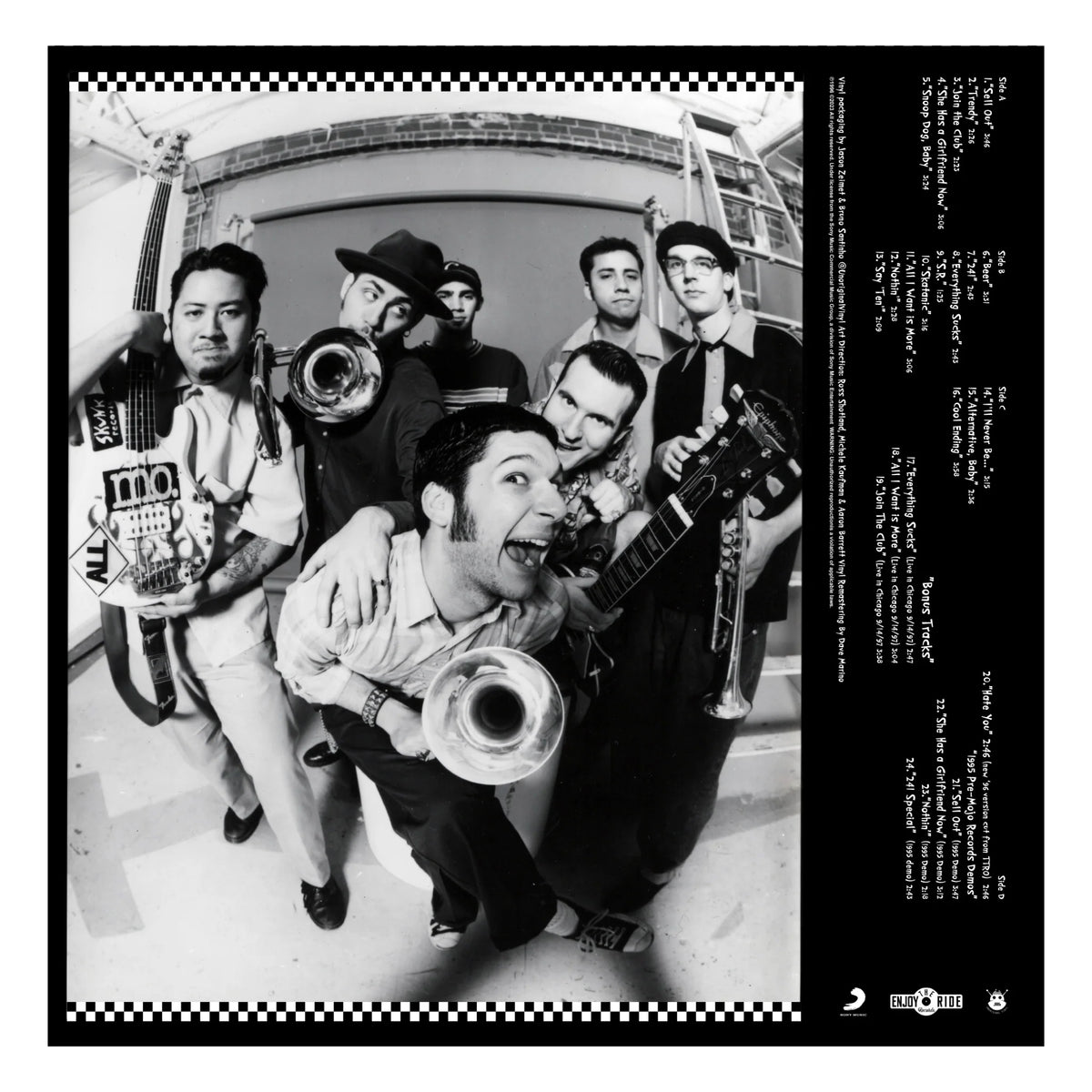 Reel Big Fish- Turn the Radio off (Darkside Exclusive Black Ice W/ Neon Green Splatter Vinyl)