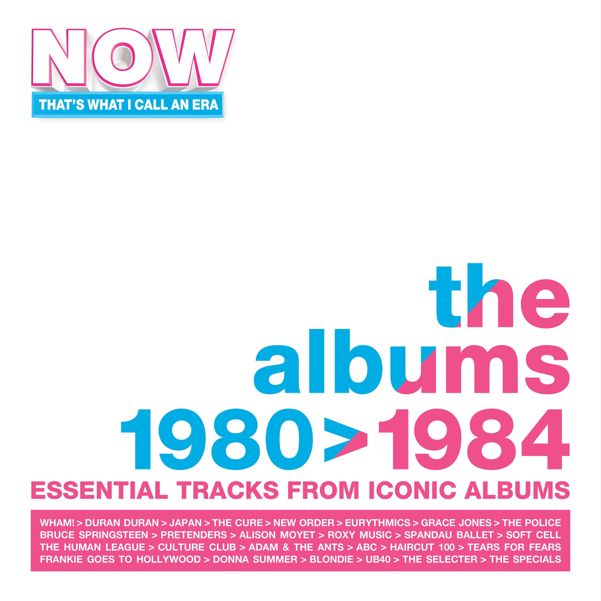 Now That'S What I Call an Era: Albums 1980-1984 - Now That'S What I Call an Era: the Albums 1980-1984 / Various - White, Pink & Blue Colored Vinyl - Music & Performance
