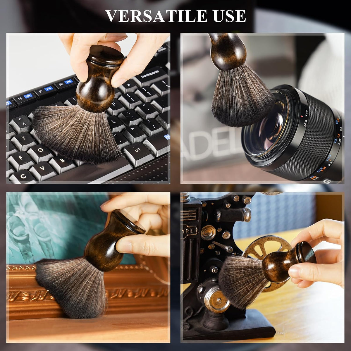 Vinyl Record Cleaning Brush, Anti-Static Soft LP Record Cleaner
