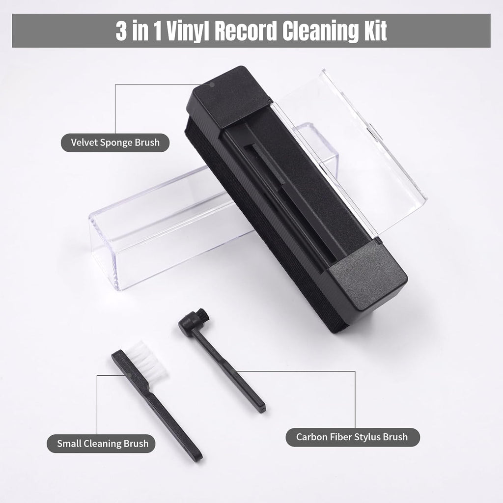Vinyl Record Cleaning Kit Turntable Records Cleaner for Player Turntable