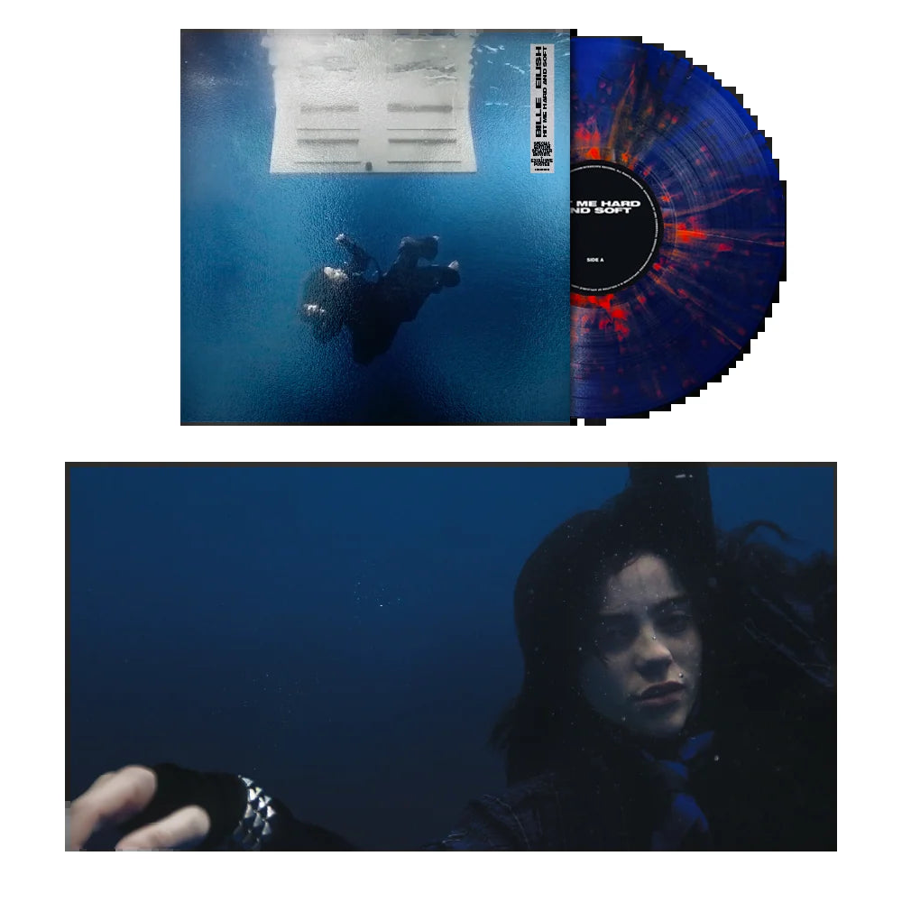 Billie Eilish- HIT ME HARD and SOFT [Anniversary Edition / Blue & Orange Splatter Vinyl]