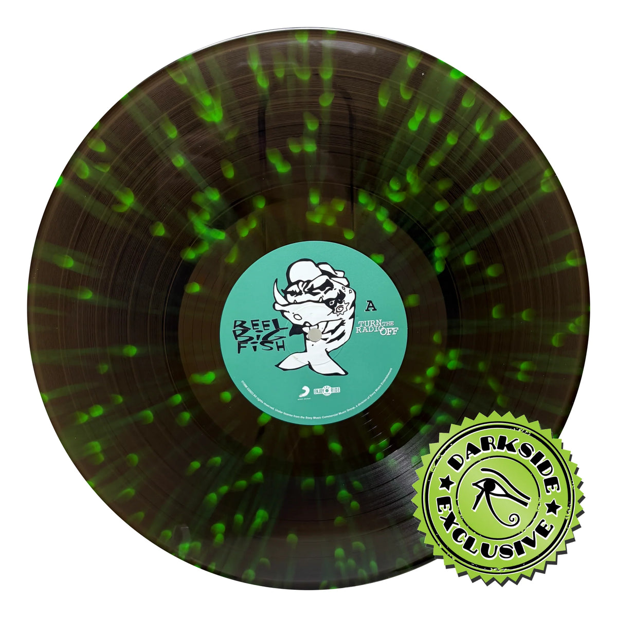 Reel Big Fish- Turn the Radio off (Darkside Exclusive Black Ice W/ Neon Green Splatter Vinyl)