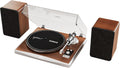 KORUS Vinyl Record Player Bluetooth Turntable,External Speakers