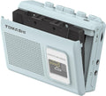 Portable Cassette Player Tape Recorder with Built-In Speaker,Microphone,Headphone Jack-, 4.57 X 3.54 X 1.38Inch (Blue)
