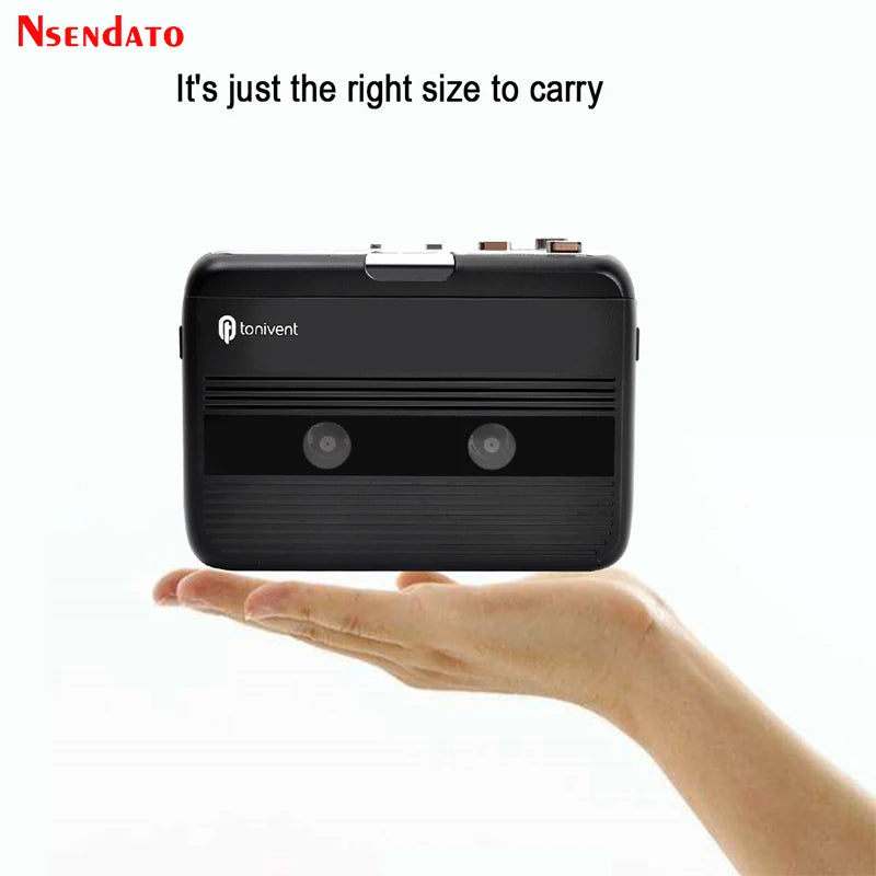 Bluetooth Cassette Recorder & Player Portable Standalone Cassette Players FM Radio with Auto-Reverse Function Bluetooth Player