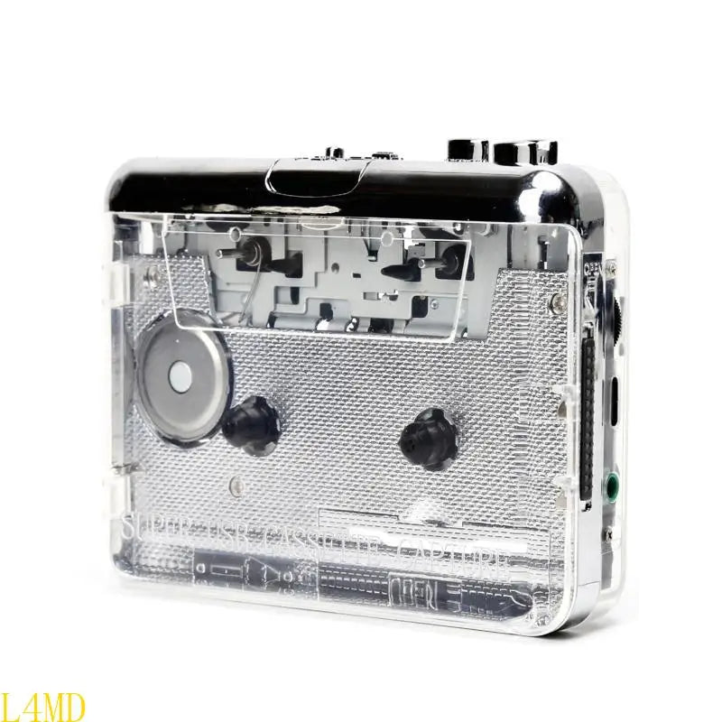Portable Cassette Player MP3 Cassette to MP3 Converter with Type-C USB WAV,MP3 Recording Mode Cassette Players
