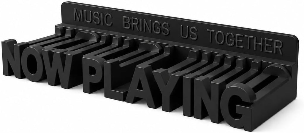 Now Playing Vinyl Record Stand Wall Mount(Black)