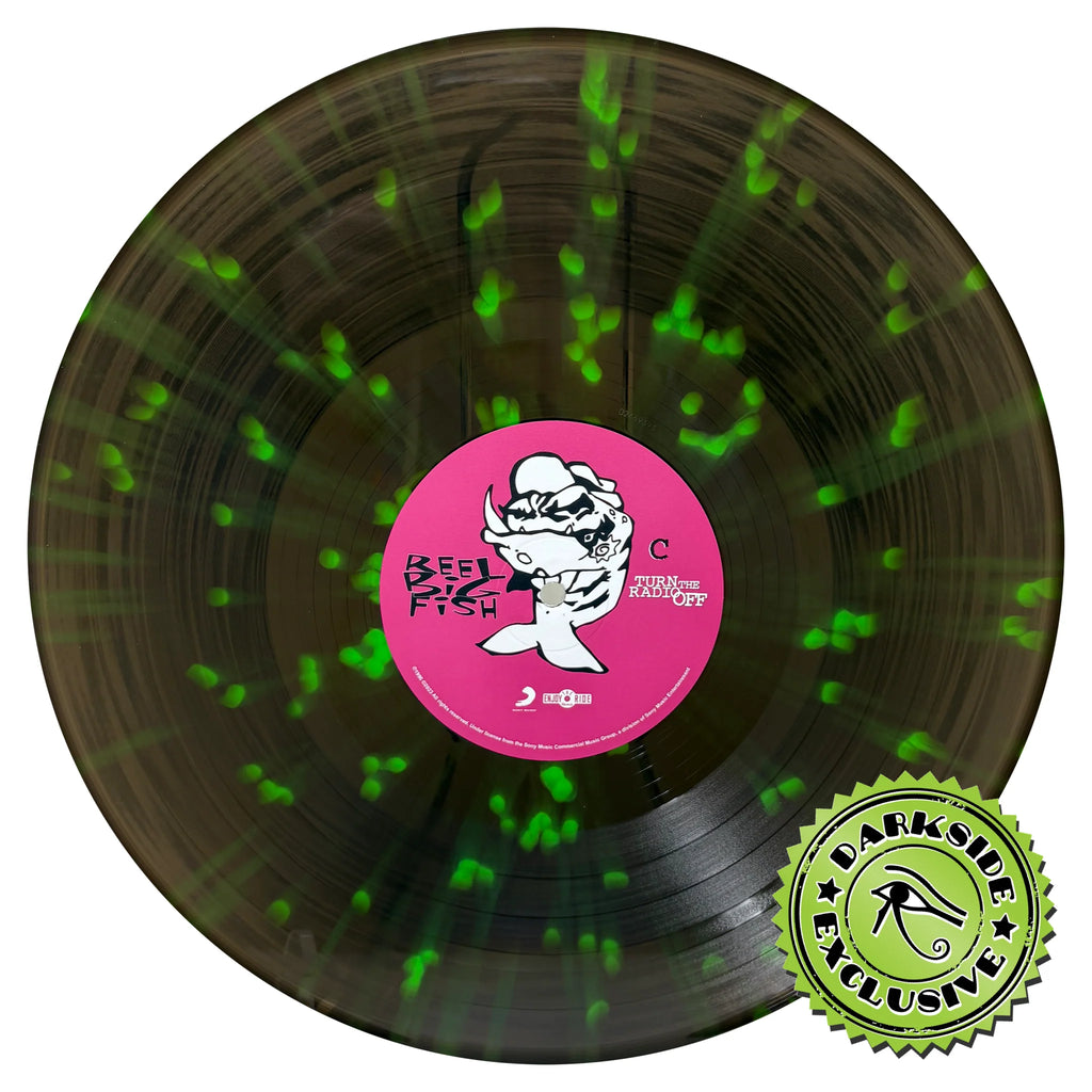Reel Big Fish- Turn the Radio off (Darkside Exclusive Black Ice W/ Neon Green Splatter Vinyl)