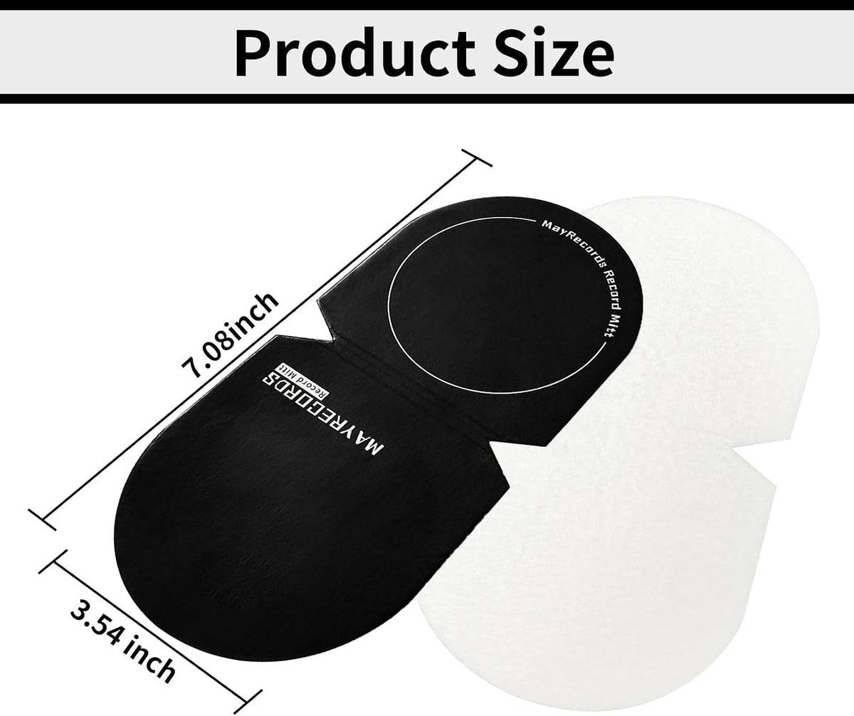 4PCS Record Mitt LP Handler Gripper Anti-Static Vinyl Record Protector