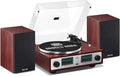 Vinyl Record Player with Speakers, Bluetooth Hi-Fi Turntable